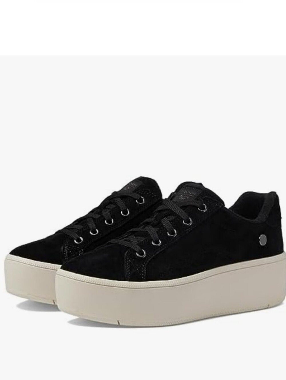Skechers Women's Martha Stewart Plateau-Chic Lady Platform Suede Chunky Sneakers